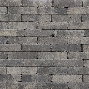 Stonique Trommel Waalformaat 5x20x7 cm Grijs/Zwart