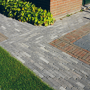 Stonique Trommel Waalformaat 5x20x7 cm Grijs/Zwart