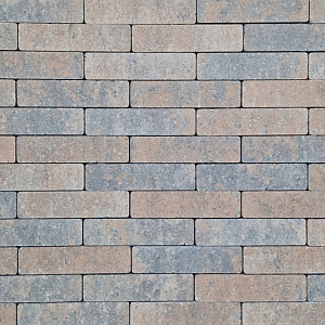 Waalformaat Strak zonder facet 5x20x6 cm Tricolore