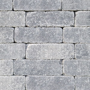 Stonique Trommel Longstone 31,5x10,5x7 cm Grijs/Zwart