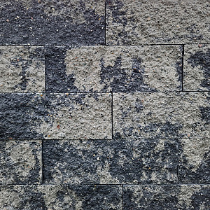 Splitrocks 32x13x11 cm Grijs/Zwart