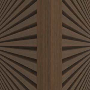 NewTechWood aluminium co-extrusie hoekprofiel rhombus t.b.v. wandbekleding 6x6x300 cm Ipé