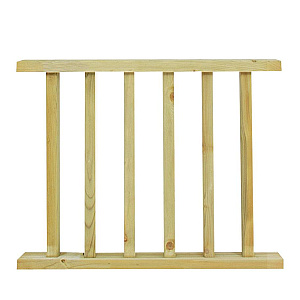 Countryhek Excellent geschaafd groen geïmpregneerd vuren 101x80 cm