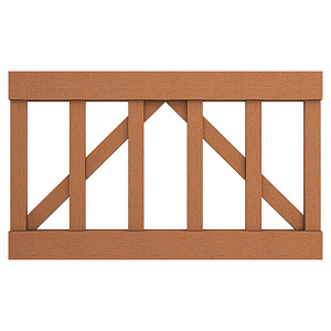 Hardhouten tuinpoort Colorado geschaafd onbehandeld 60x100 cm