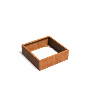 Plantenbak Carrez zonder bodem cortenstaal 120x120x40 cm