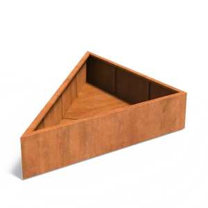 Plantenbak Triangle cortenstaal 180x180x40 cm