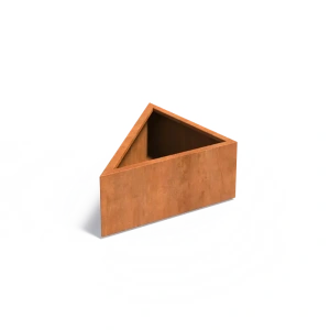 Plantenbak Triangle cortenstaal 100x100x40 cm