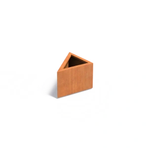 Plantenbak Triangle cortenstaal 60x60x40 cm