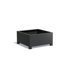 Plantenbak Carrez met poten aluminium 120x120x60 cm