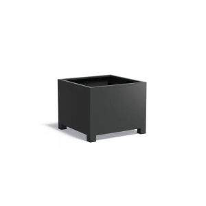 Plantenbak Carrez met poten aluminium 100x100x80 cm