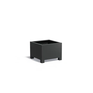 Plantenbak Carrez met poten aluminium 80x80x60 cm