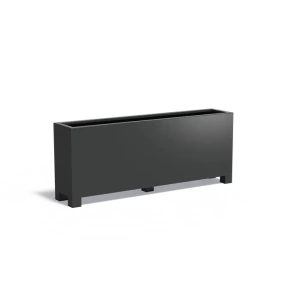 Plantenbak Carrez met poten aluminium 200x40x80 cm