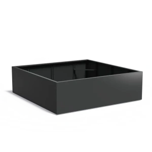 Plantenbak Carrez met bodem aluminium 200x200x60 cm