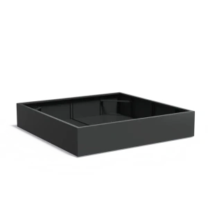 Plantenbak Carrez met bodem aluminium 200x200x40 cm