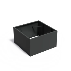 Plantenbak Carrez zonder bodem aluminium 140x140x80 cm