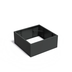 Plantenbak Carrez zonder bodem aluminium 140x140x60 cm
