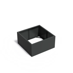 Plantenbak Carrez zonder bodem aluminium 120x120x60 cm