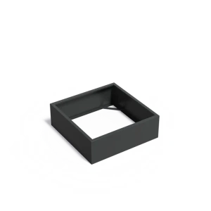 Plantenbak Carrez zonder bodem aluminium 120x120x40 cm