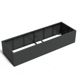 Plantenbak Carrez zonder bodem aluminium 300x100x60 cm