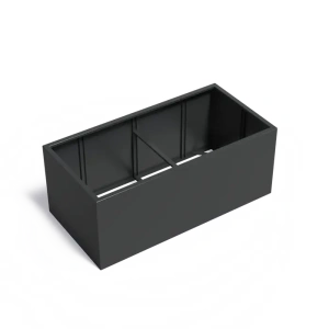 Plantenbak Carrez zonder bodem aluminium 200x100x80 cm