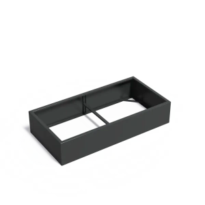 Plantenbak Carrez zonder bodem aluminium 200x100x40 cm