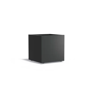 Plantenbak Carrez met wielen aluminium 80x80x80 cm