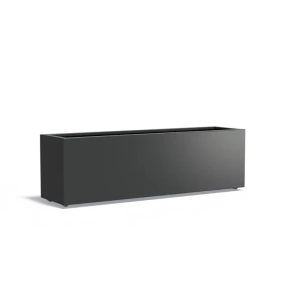 Plantenbak Carrez met wielen aluminium 200x50x60 cm