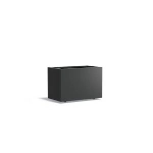 Plantenbak Carrez met wielen aluminium 90x50x60 cm