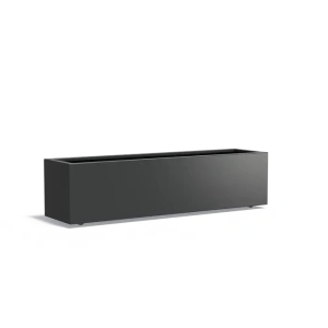 Plantenbak Carrez met wielen aluminium 200x50x50 cm