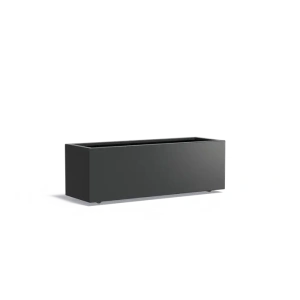 Plantenbak Carrez met wielen aluminium 150x50x50 cm