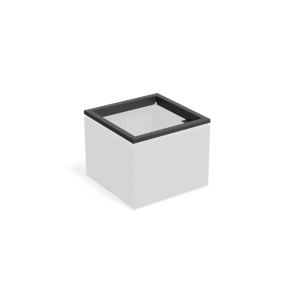 Carrez in-lite Ready aluminium opzetrand voor verlichting 80x80x9,1 cm