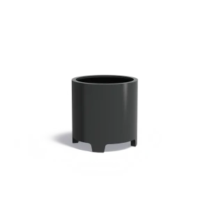 Plantenbak Circum met poten aluminium Ø80x80 cm