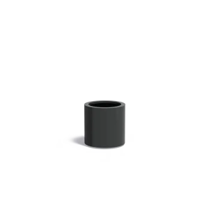 Plantenbak Circum met bodem aluminium Ø50x50 cm