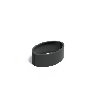 Plantenbak Ellipse zonder bodem aluminium 120x80x40 cm