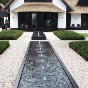 Watertafel standaard aluminium 300x80x40 cm