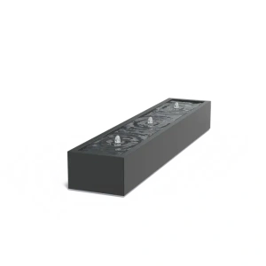 Watertafel standaard aluminium 300x60x40 cm