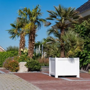 Plantenbak York aluminium 100x100x80 cm