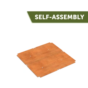 Bodemplaat Carrez Connect cortenstaal 120x120 cm