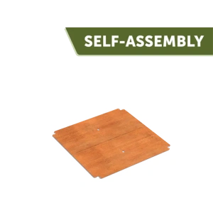 Bodemplaat Carrez Connect cortenstaal 100x100 cm