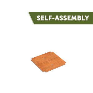 Bodemplaat Carrez Connect cortenstaal 70x70 cm