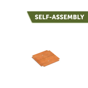 Bodemplaat Carrez Connect cortenstaal 60x60 cm