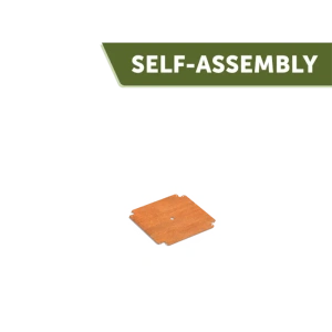 Bodemplaat Carrez Connect cortenstaal 50x50 cm