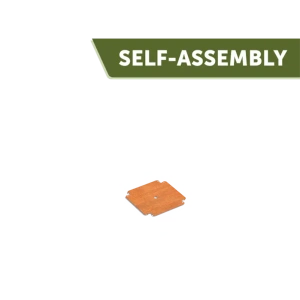 Bodemplaat Carrez Connect cortenstaal 40x40 cm