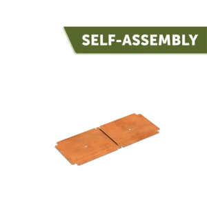 Bodemplaat Carrez Connect cortenstaal 120x50 cm