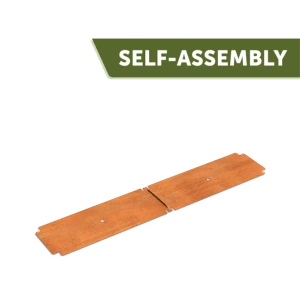 Bodemplaat Carrez Connect cortenstaal 200x40 cm