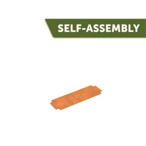 Bodemplaat Carrez Connect cortenstaal 90x30 cm