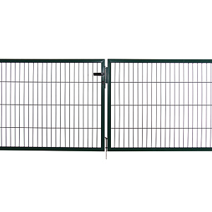 Metalen Tuinpoort Dubbel 300x200 cm Antraciet