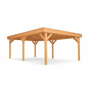 JWOODS Buitenverblijf 400x370 cm, Geschaafd