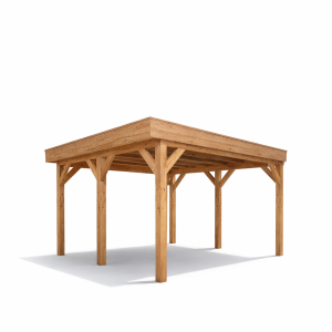 JWOODS Buitenverblijf 600x370 cm, Geschaafd