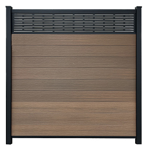 NeoFence met Trellis 180x180 cm Ipé